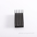 Extrusion Aluminum Heat Sink 6061 6063 aluminum extrusion anodized black heat sink Manufactory